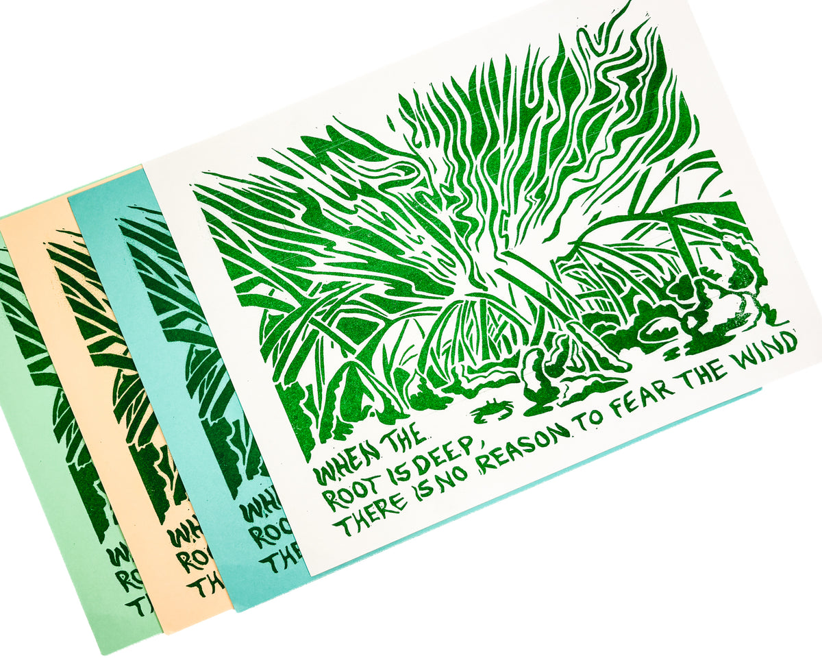 When the Root is Deep Riso Print