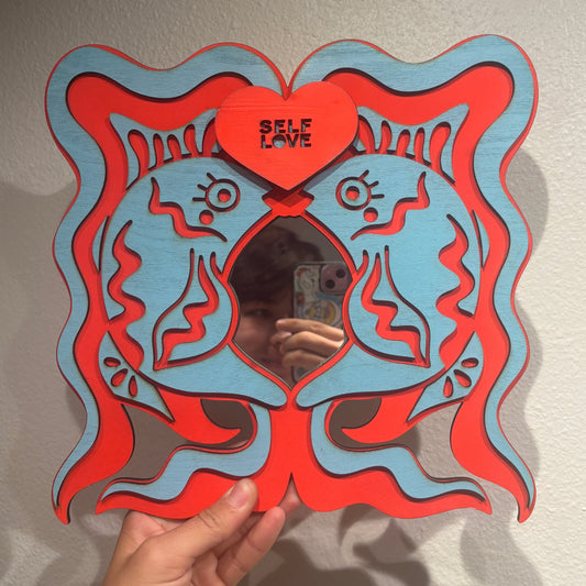 Fish Self Love Mirror (B Grade)