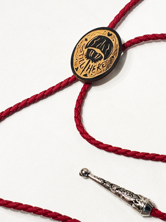 Horseshoe Crab "Still Here" Bolo Tie
