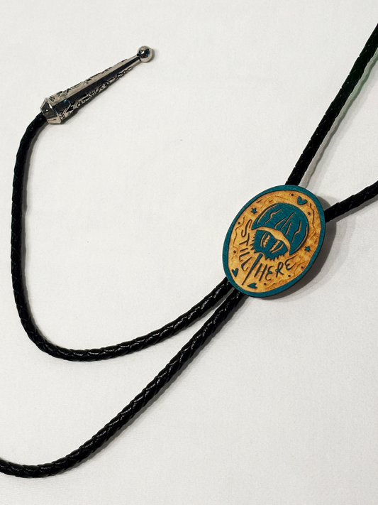 Horseshoe Crab "Still Here" Bolo Tie