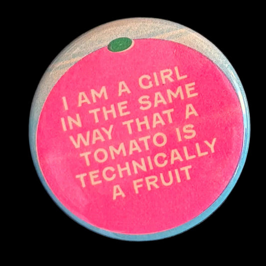 If a Girl was an Old Man Riso Pin